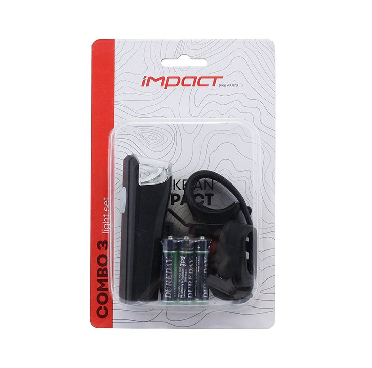 Impact Combo 3 Bisiket Pilli Bisiklet Lamba Seti