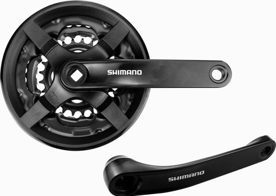 Shimano FC-TY301 170mm 42T 6-7-8V 3lü Aynakol Kapaklı Siyah